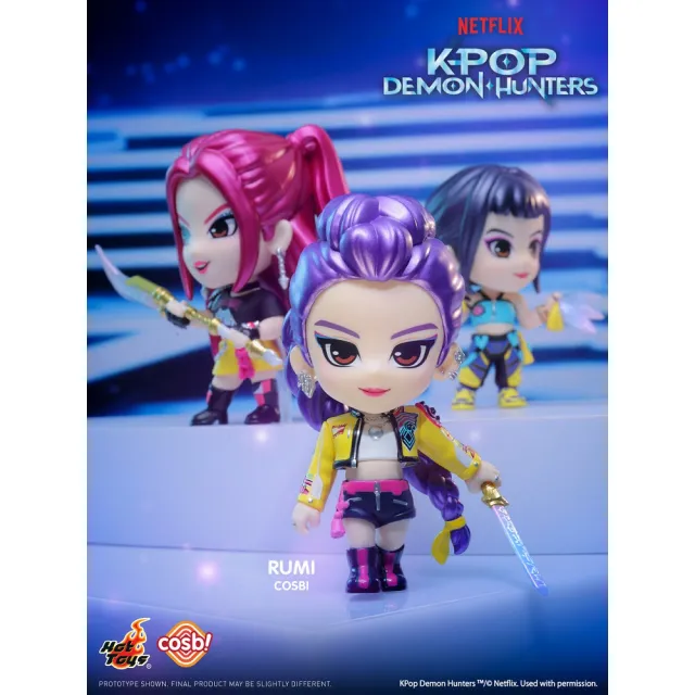 【Beast Kingdom 野獸國】KPOP獵魔女團 Q版公仔 盲盒套組(8入)｜HOT TOYS CBX351