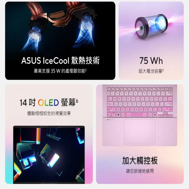 【ASUS 華碩】14吋Ultra 5輕薄AI筆電(VivoBook S S5406SAL/Ultra 5-226V/16G/512G/W11/OLED/透明鍵盤)
