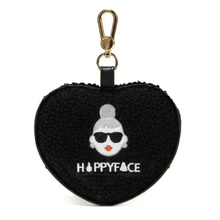 【HAPPYFACE】都會時尚愛心購物吊飾 經典黑(HB0211)