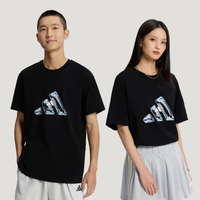 【adidas 愛迪達】運動 休閒 短袖 T恤 男上衣 M LOGO TEE1(LE1239)