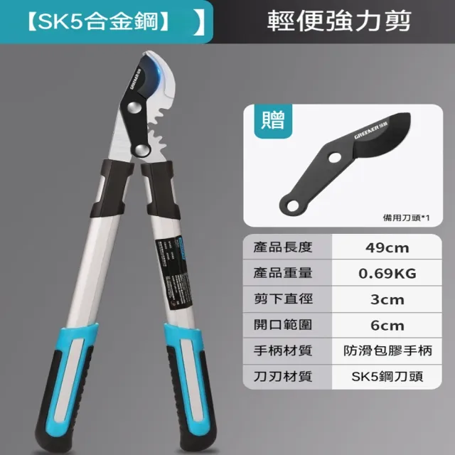 【MOOG 沐格】省力粗枝剪 果樹修枝剪 園林園藝剪刀 強力樹枝修剪工具