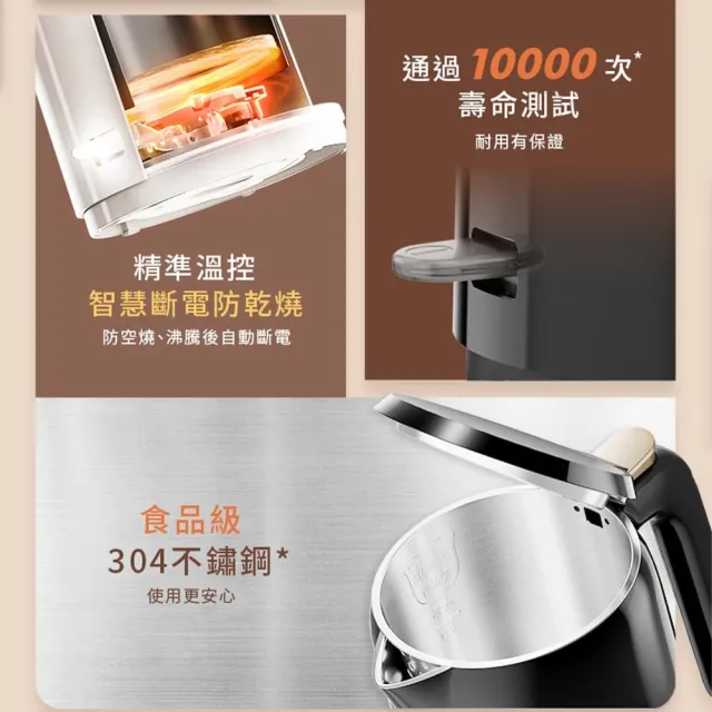 【Philips 飛利浦】1.5L不鏽鋼快煮壺/熱水壺/煮水壺_HD9389/80