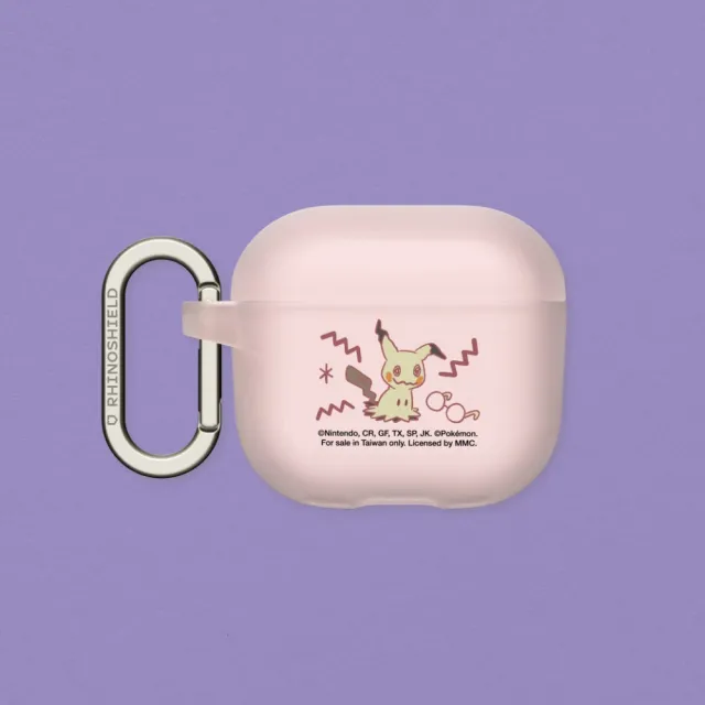 【RHINOSHIELD 犀牛盾】適用AirPods 4/Pro 3/Pro 2 防摔耳機保護殼/暖色系列-謎擬Q(寶可夢)