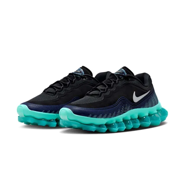 【NIKE 耐吉】Air Liquid Max Aw 運動鞋 男鞋 休閒鞋 黑綠色 舒適 氣墊鞋 IQ7635-001
