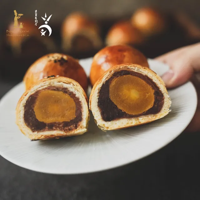 【吳寶春】x莎士比亞 雙冠王超級蛋黃酥禮盒(6盒)_中秋月餅 送禮禮盒