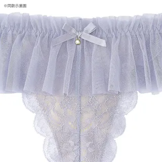 【aimerfeel】薄紗蕾絲丁字褲-粉紅色-1103423-PI