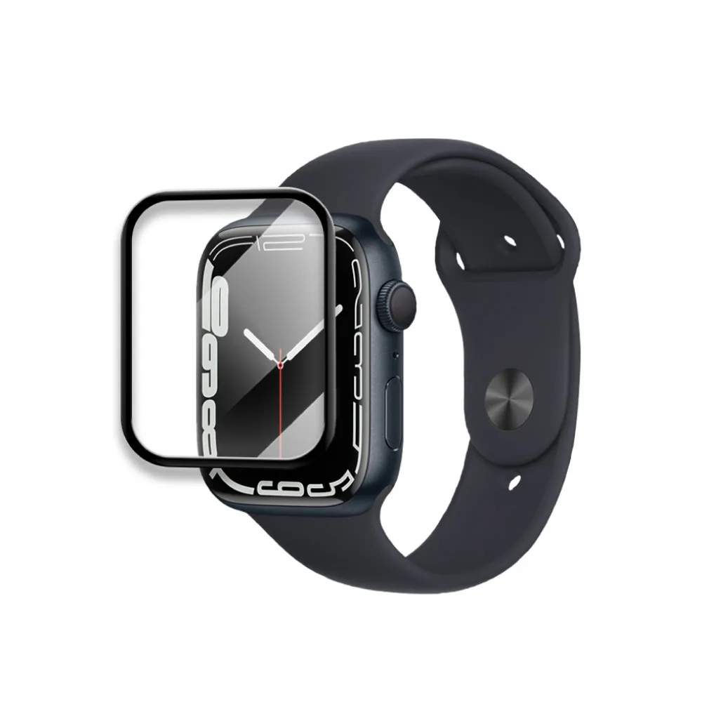 【GOLDEN SHIELD】秒貼蘋果手錶螢幕保護貼 滿版秒貼 貼膜神器 螢幕貼 Apple Watch 11 10 9 8 7 SE Ultra