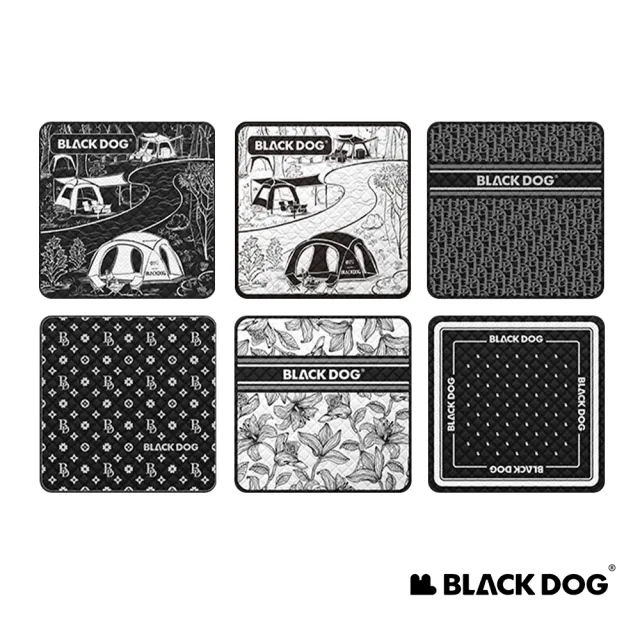 【Blackdog】無縫防潑水加厚野餐墊 200x200cm WS011(台灣公司貨)