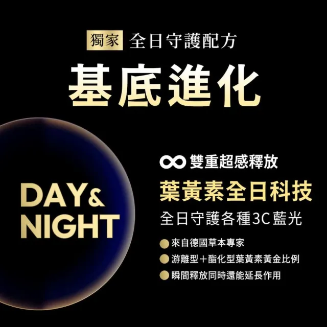 【TAIZAKU 火星生技】明守對策-葉黃素24hr日夜錠 2盒(金盞花 葉酸 山桑子 游離型＋酯化型)