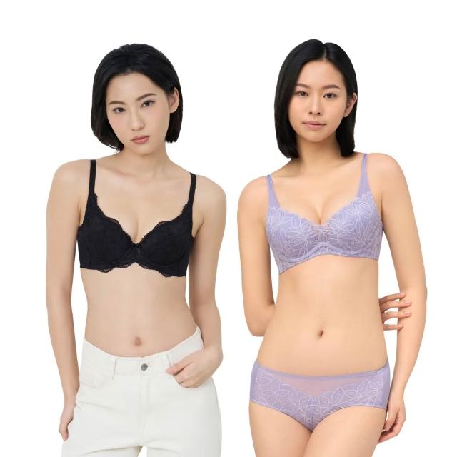 【Triumph 黛安芬】2件超值組 無痕/透氣/包副乳/集中包覆/舒適(有鋼圈/無鋼圈 多款選)