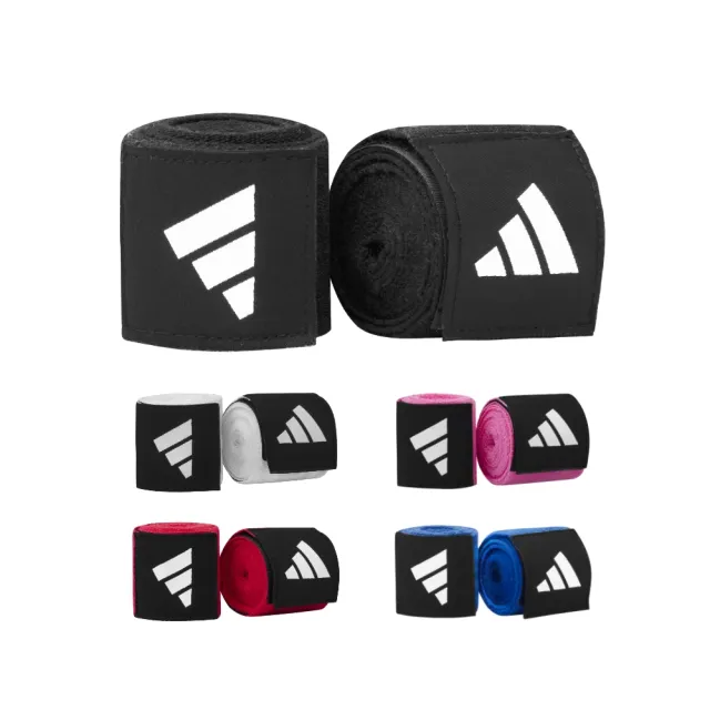 【adidas 愛迪達】拳擊手綁帶 3.5M 一對 (拳擊繃帶 纏手帶 泰拳 格鬥 拳擊手套 拳套)