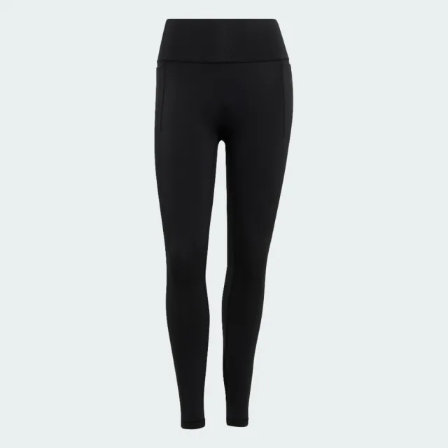 【adidas 愛迪達】Opt Pwr 7::8 L 女 緊身褲 內搭褲 黑 亞版 吸濕排汗 大腿口袋(JZ1271)