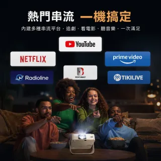 【YABER】YABER 月映 L1 Pro 智慧投影機 1080P 微型投影機 自動對焦 自動梯形校正 330°旋轉
