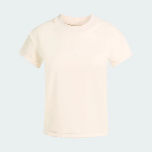 【adidas 愛迪達】W Z.n.e. Bb Tee 女 T恤 運動上衣 休閒短袖 淡粉 亞版(KC7742)