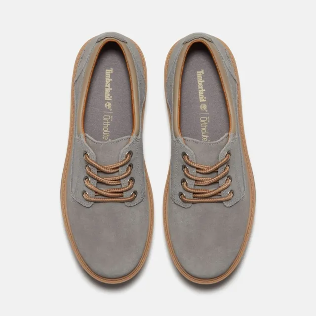 【Timberland】女款水泥灰Stone Street莫卡辛厚底鞋(A5UF9EJR)