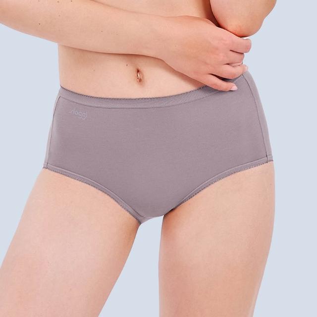 【sloggi】COMFORT CARE經典舒適系列高腰小褲(咖啡)