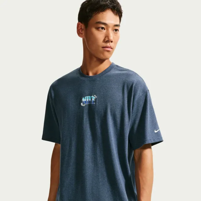 【NIKE 耐吉】AS U NSW RETRO FLAIR TEE 男 短袖上衣 T恤 運動 休閒 落肩 寬鬆 藍(IW1196410)