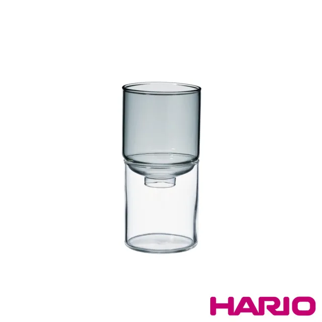 【HARIO】日日好_日本離水植玻璃花瓶花器-灰色(GK-200-TB)