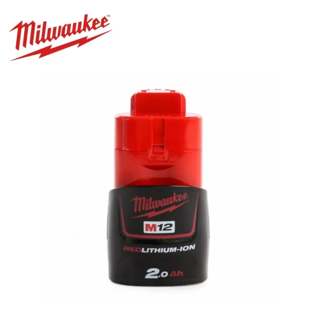【Milwaukee 美沃奇】公司貨  美沃奇12V鋰電池2.0AH M12B2(M12 B2裸裝版)