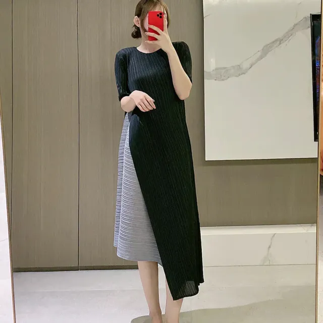 【MU YI YANG 慕衣洋】三宅冷調藝術氣質洋裝
