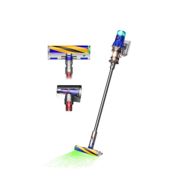 【dyson 戴森】限量福利品 V12 Detect Slim Fluffy SV46 強勁輕量智慧無線吸塵器 光學偵測