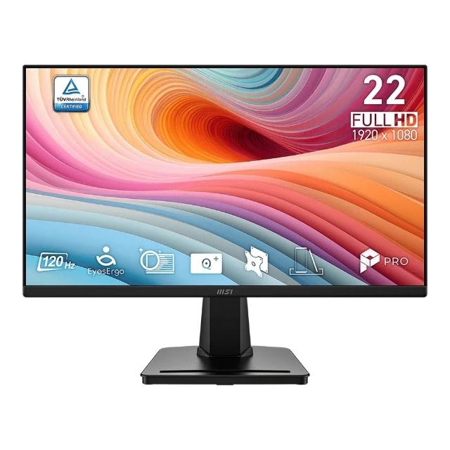 【MSI 微星】PRO MP225 E12VL 22型 120Hz 平面美型商用螢幕(TUV護眼認證/HDMI/1ms)