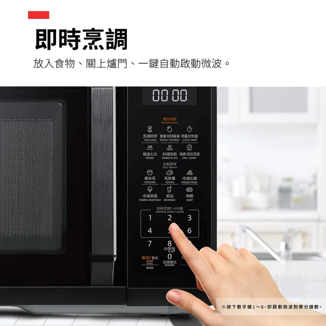 【TOSHIBA 東芝】25L微電腦微波爐 MW3-EM25PT(BK)