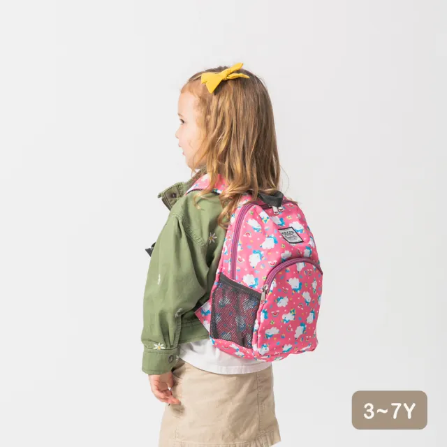 【HUGGER】幼童背包 多色可選(幼兒園輕量童趣小孩兒防潑水減壓肩帶包包可裝三色碗與B5書本)
