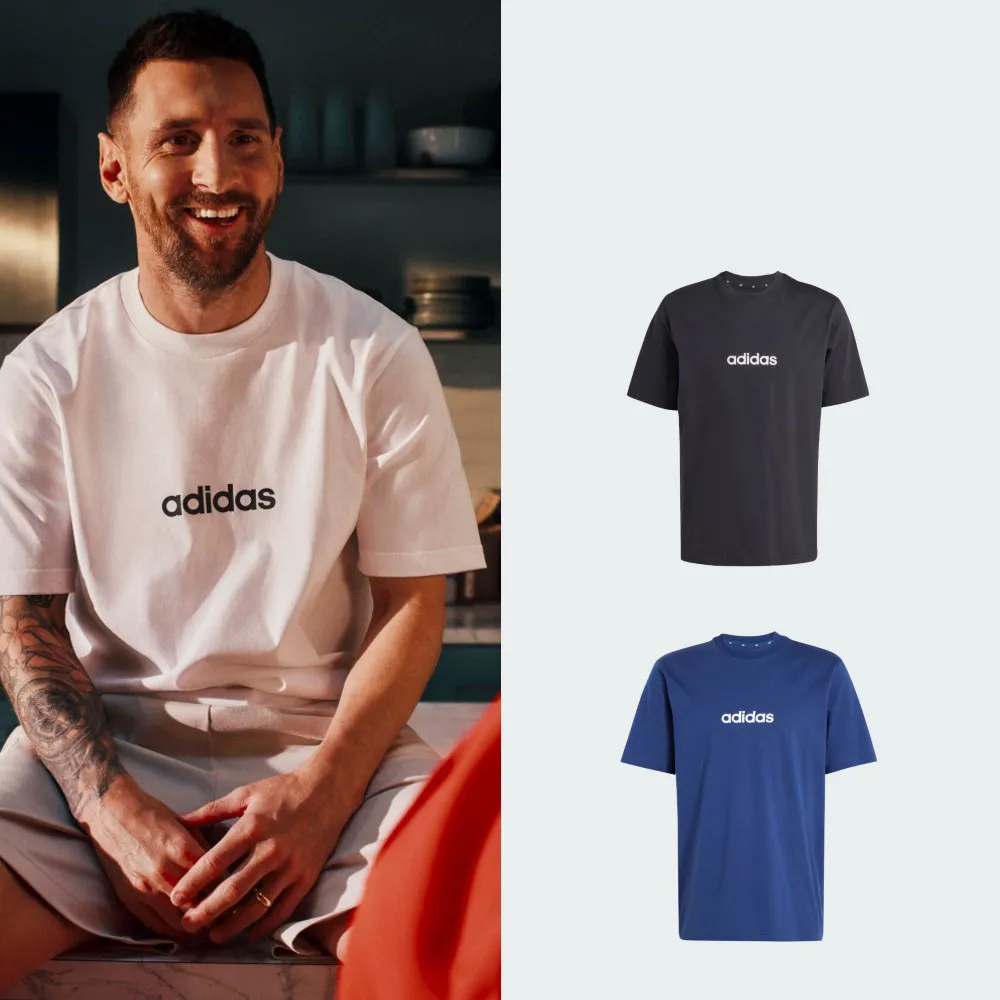 【adidas 愛迪達】LOGO 短袖上衣 T恤 男款/女款(多款任選)
