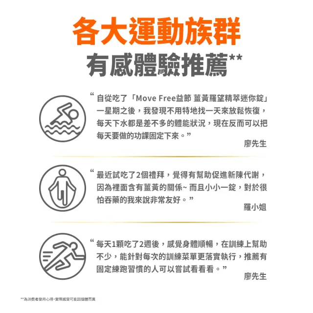 【Move Free 益節】薑黃+羅望精萃迷你錠30錠(薑黃/薑黃素/素食/關鍵/保健)