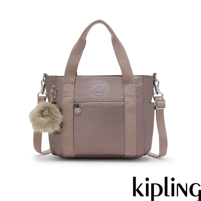【KIPLING】金屬摩卡手提斜背兩用側肩包-JAYLA S 女包