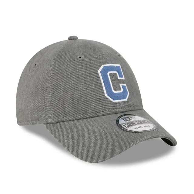 【NEW ERA】NEW ERA D593 940UNST MLB VARSITY 克里夫蘭印地安人 灰 男 女 (NE14889048)
