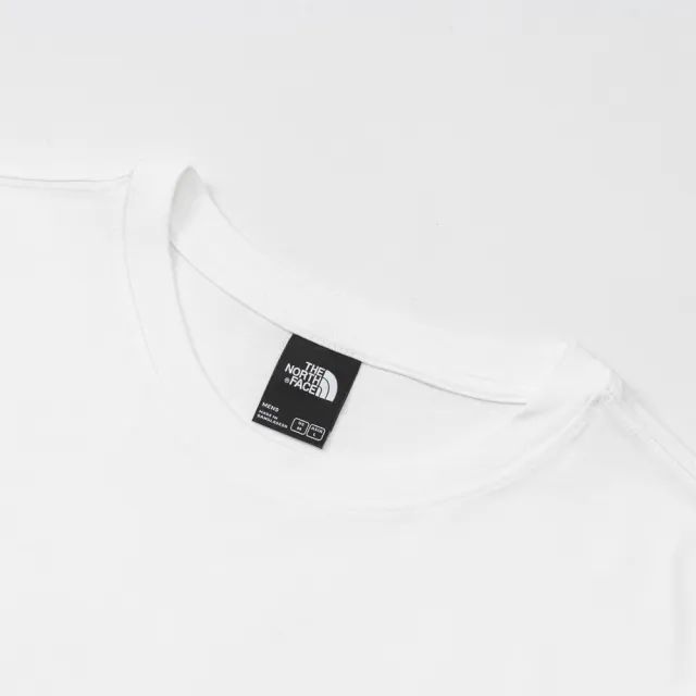 【The North Face】北臉 短袖上衣 男 寬鬆版型 白 NF0A8GVZFN4