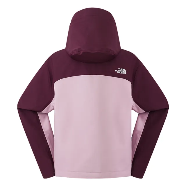 【The North Face】北臉 外套 女 運動連帽外套 防潑水 衝鋒衣 W DRYVENT OVS JACKET 粉 NF0A8J6X0DA