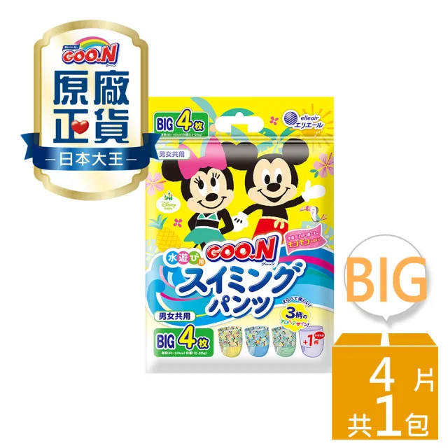 【GOO.N】日本大王戲水褲X迪士尼系列(M-BIG)