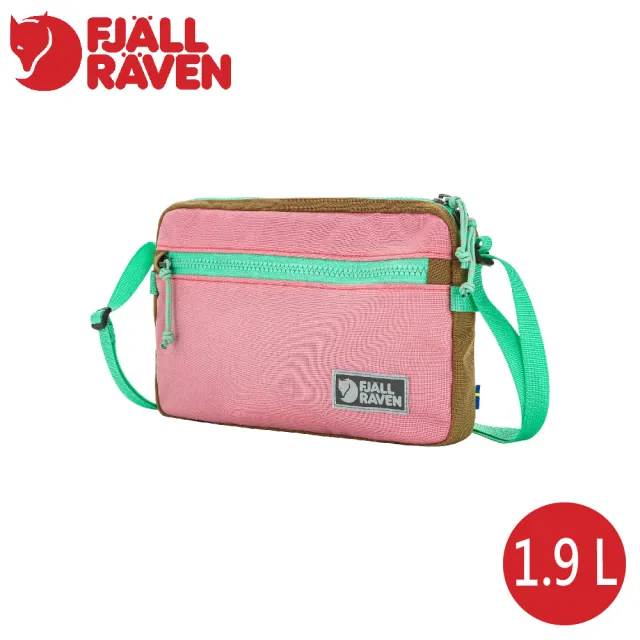 【Fjallraven】雙11 Vardag Pocket Large隨身袋《罌粟粉紅/卡其棕》F23200339/側背包