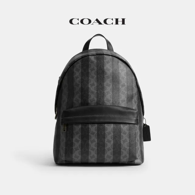 【COACH】蔻馳官方直營 TAYLOR 經典標誌條紋雙肩包 後背包-多色任選(CDX88)