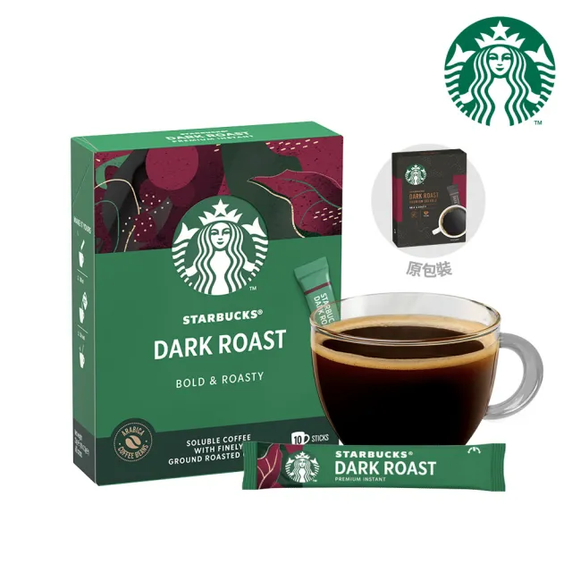 【STARBUCKS 星巴克】特選系列-抹茶拿鐵X3+即溶黑咖啡(中度烘焙/深度烘焙;口味任選)