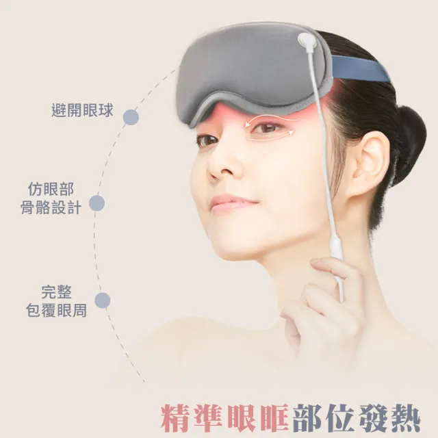 【Beroso 倍麗森】4D Pro磁吸式鼻翼遮光蒸氣熱敷眼罩(專利款眼罩 蒸氣眼罩 遮光睡眠眼罩 教師節 禮物)