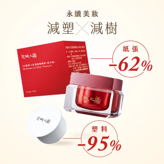 【牛爾京城之霜】頂級精華霜50g（新裝環保）x1入+補充裸瓶X3顆（加送紅霜12gX2入）(彈潤緊緻)