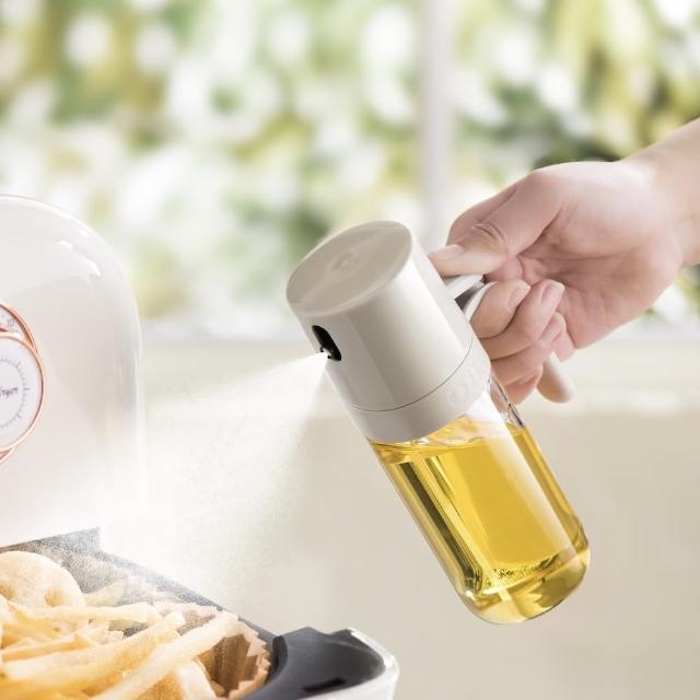 【WindHouse 北歐小舖】優格家族｜廣角噴油瓶_250ml(霧化/噴油壺/玻璃/防漏/橄欖油/不沾鍋/氣炸鍋/烤肉)