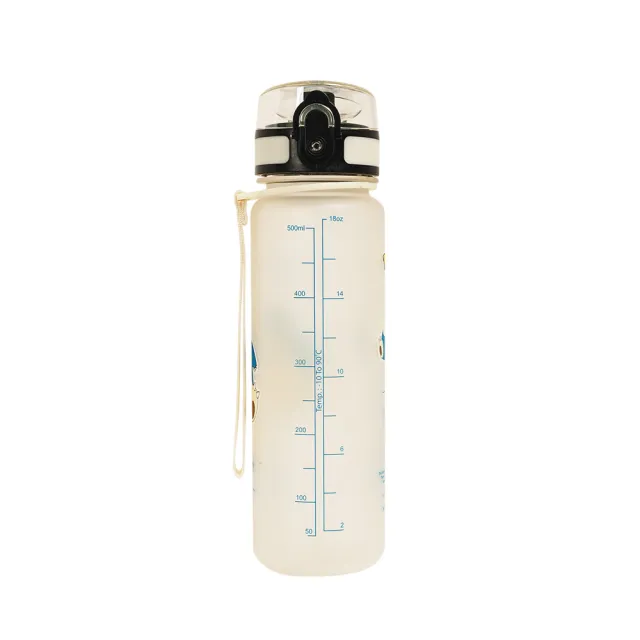 【IMPACT 怡寶】寶可夢卡比獸彈蓋Tritan水壺/水杯/水瓶(500ML) 附提繩-米色 IMPKMB12BE