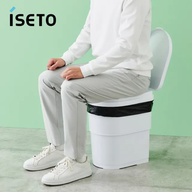 【ISETO 伊勢藤】Mimamo 日本製行動馬桶 I-648-GY 防災廁所 居家馬桶高度 附收納空間 露營