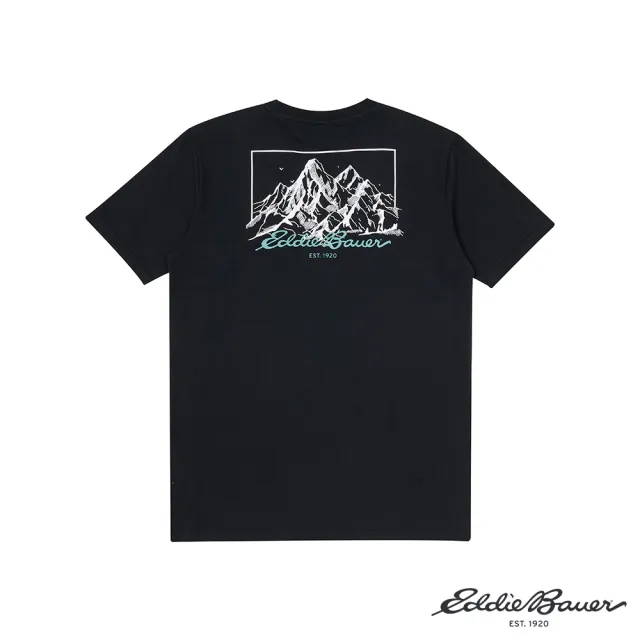 【Eddie Bauer】#年中慶限定 中性短袖純棉TEE-黑色 2TEA-121001