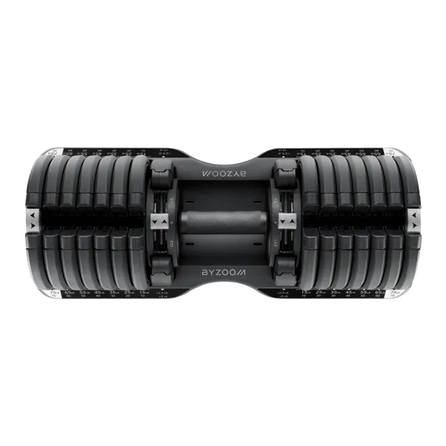 【BYZOOM FITNESS】Pure Series 健身網紅推薦 75lb/約34kg 21段重量可調式啞鈴 雙入(BZ-QCD-75LB)
