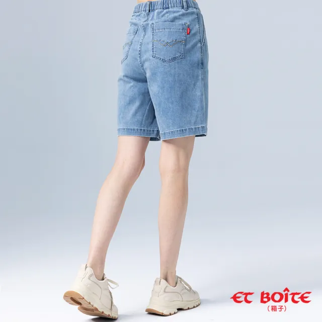 【BLUE WAY】女裝 經典簡約輕舒丹寧牛仔 短褲-ETBOITE箱子