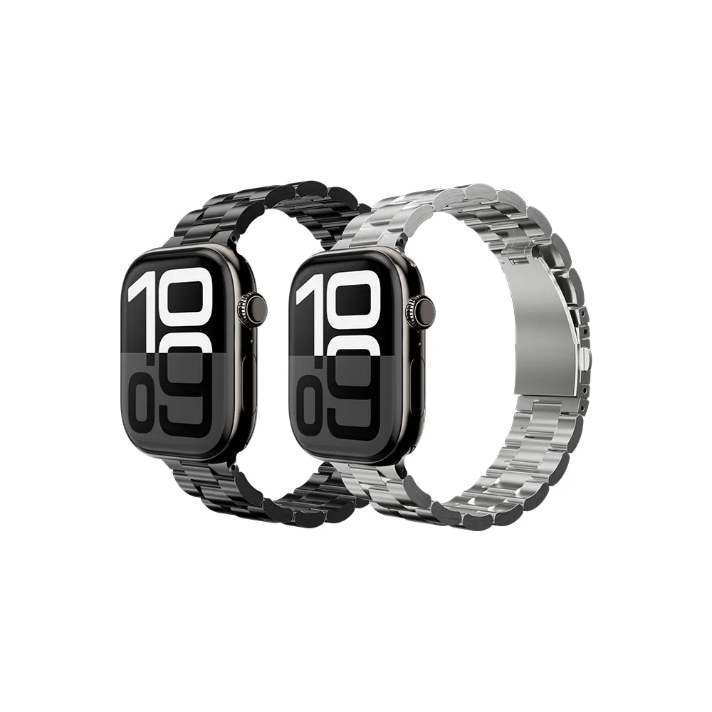 【MAGEASY】Apple Watch Noble 不銹鋼鏈錶環(支援最新S11/SE3/Ultra 3)