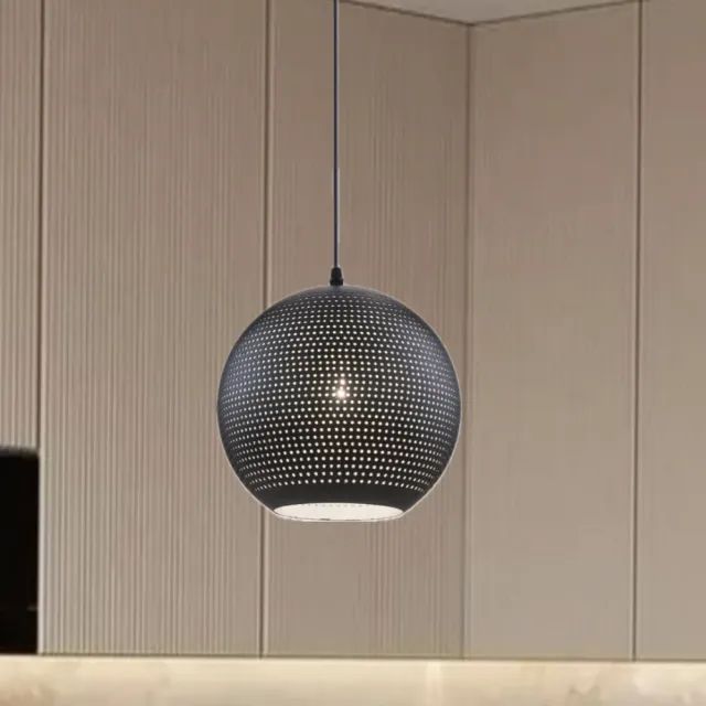 工業風光影洞洞球餐吊燈(吊燈/吧檯燈/餐桌燈/美術燈/燈飾燈具 000-395-1)