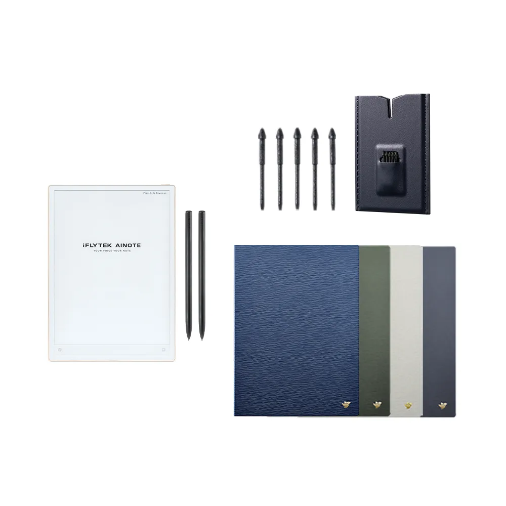 【iFLYTEK】科大訊飛 AINOTE 2 AI智能會議筆記本(10.65吋)大全配（主機+觸控筆*2+保護套+5入組筆芯）