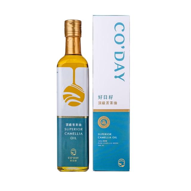 【梅山茶油合作社】頂級苦茶油500ml(可生飲/CODAY好日籽)